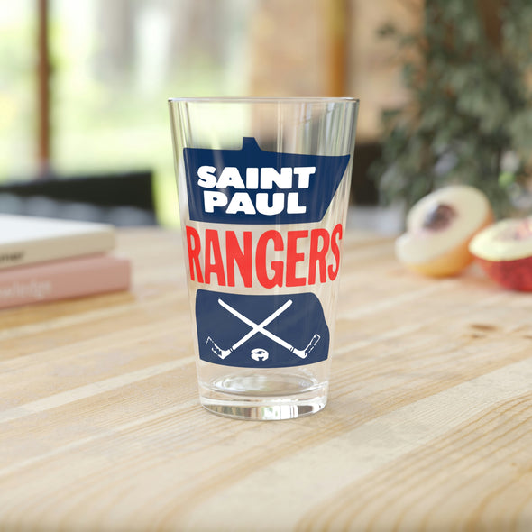 Saint Paul Rangers Pint Glass
