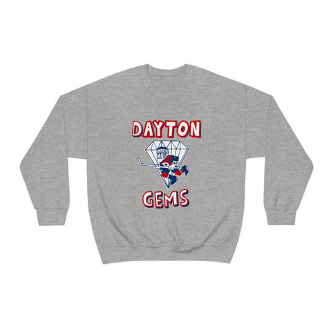 Dayton Gems Shirt , Retro Vintage Ice Hockey T-shirt Dayton Gems Mascot