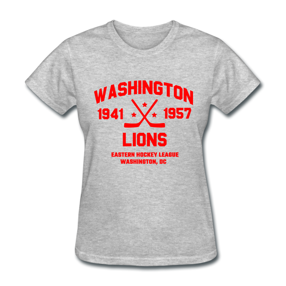 Washington Lions Dated Women's T-Shirt (EHL) - heather gray