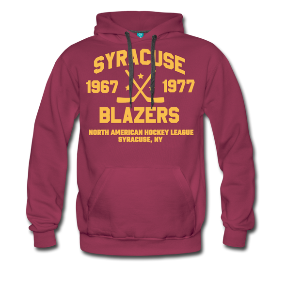 Syracuse Blazers Double Sided Premium Hoodie (NAHL) - burgundy