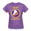 New York Golden Blades Logo Women's T-Shirt (WHA) - purple heather