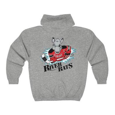 SHDArifin Rat Rivers Albany River Rats Ice Hockey Black T-Shirt Tee Sweatshirt Hoodie S-4xl