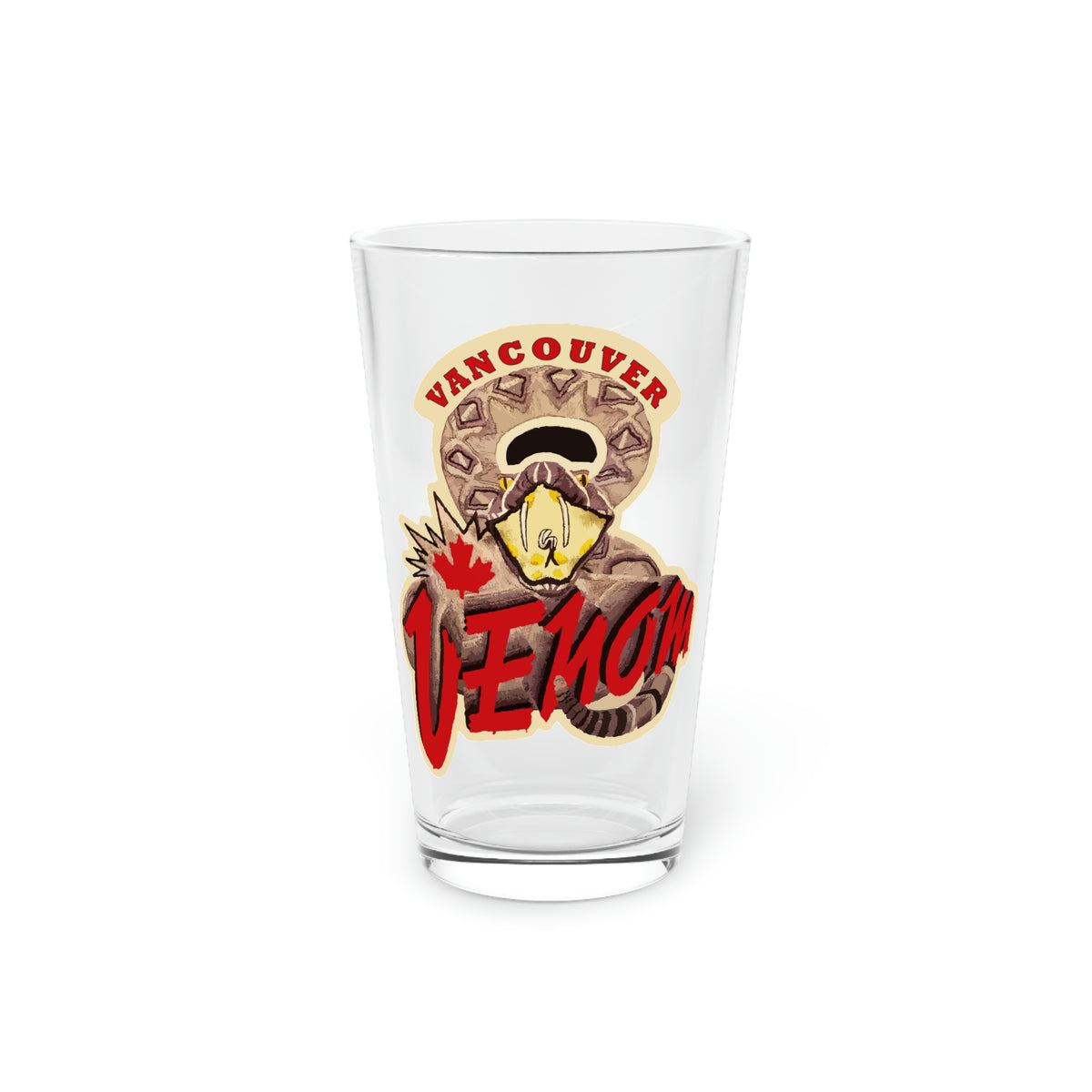 Vancouver Venom Pint Glass – Vintage Ice Hockey