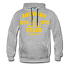 Michigan Stags Double Sided Premium Hoodie (WHA) - heather gray