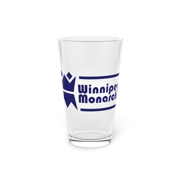 Winnipeg Monarchs Wide Pint Glass