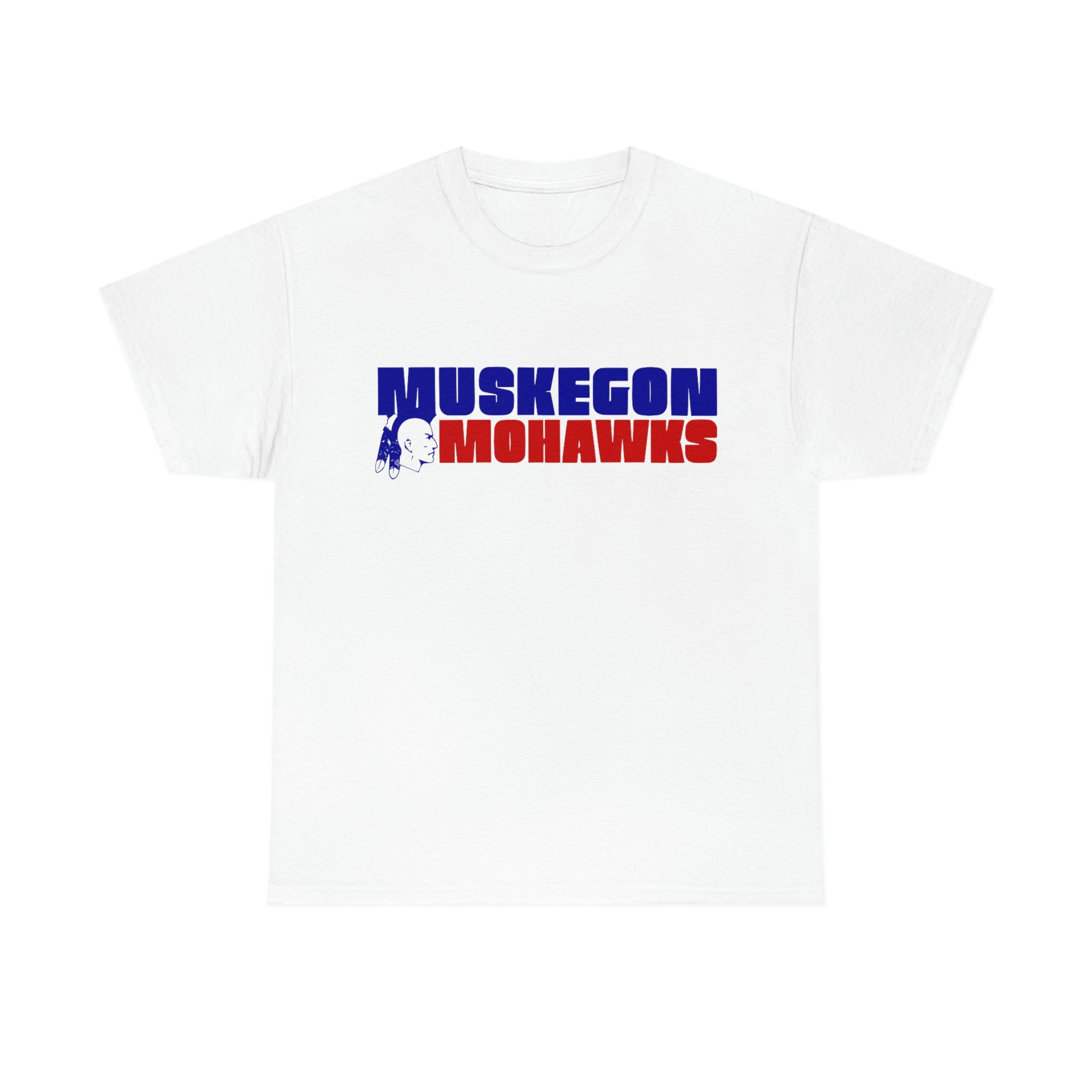 Muskegon Mohawks Text T-Shirt