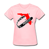 Florida Rockets Logo Women's T-Shirt (EHL) - pink