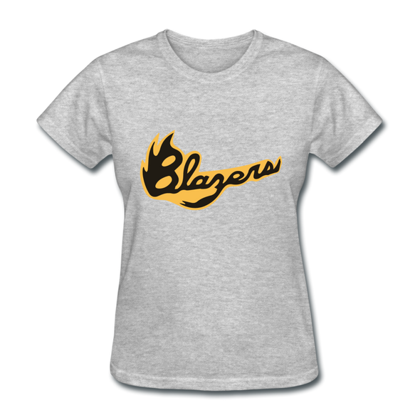 Syracuse Blazers Logo Women's T-Shirt (EHL & NAHL) - heather gray