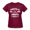Knoxville Knights Dated Women's T-Shirt (EHL) - burgundy