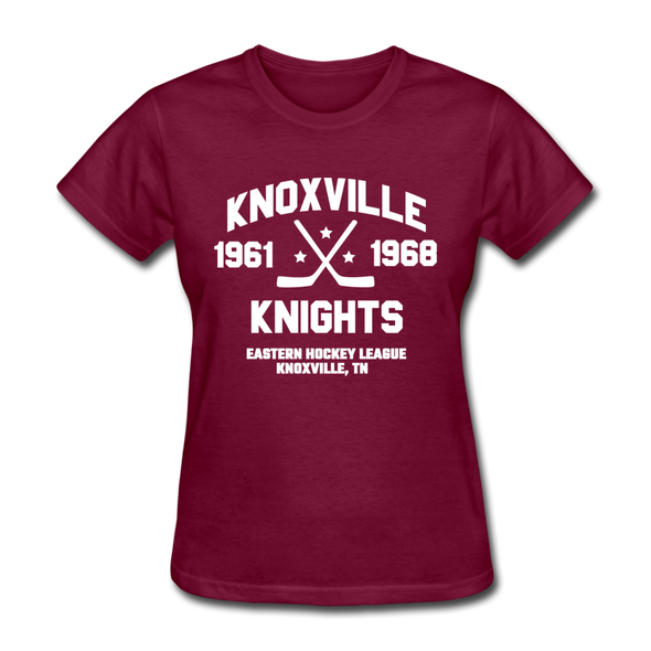 Knoxville Knights Dated Women's T-Shirt (EHL) - burgundy