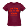 New York Rovers Dated Women's T-Shirt (EHL) - burgundy