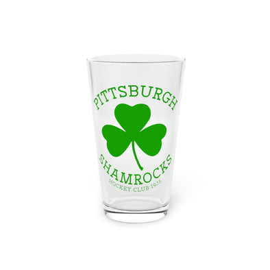 Pittsburgh Shamrocks Pint Glass