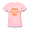 Denver Spurs Dated Women's T-Shirt - pink