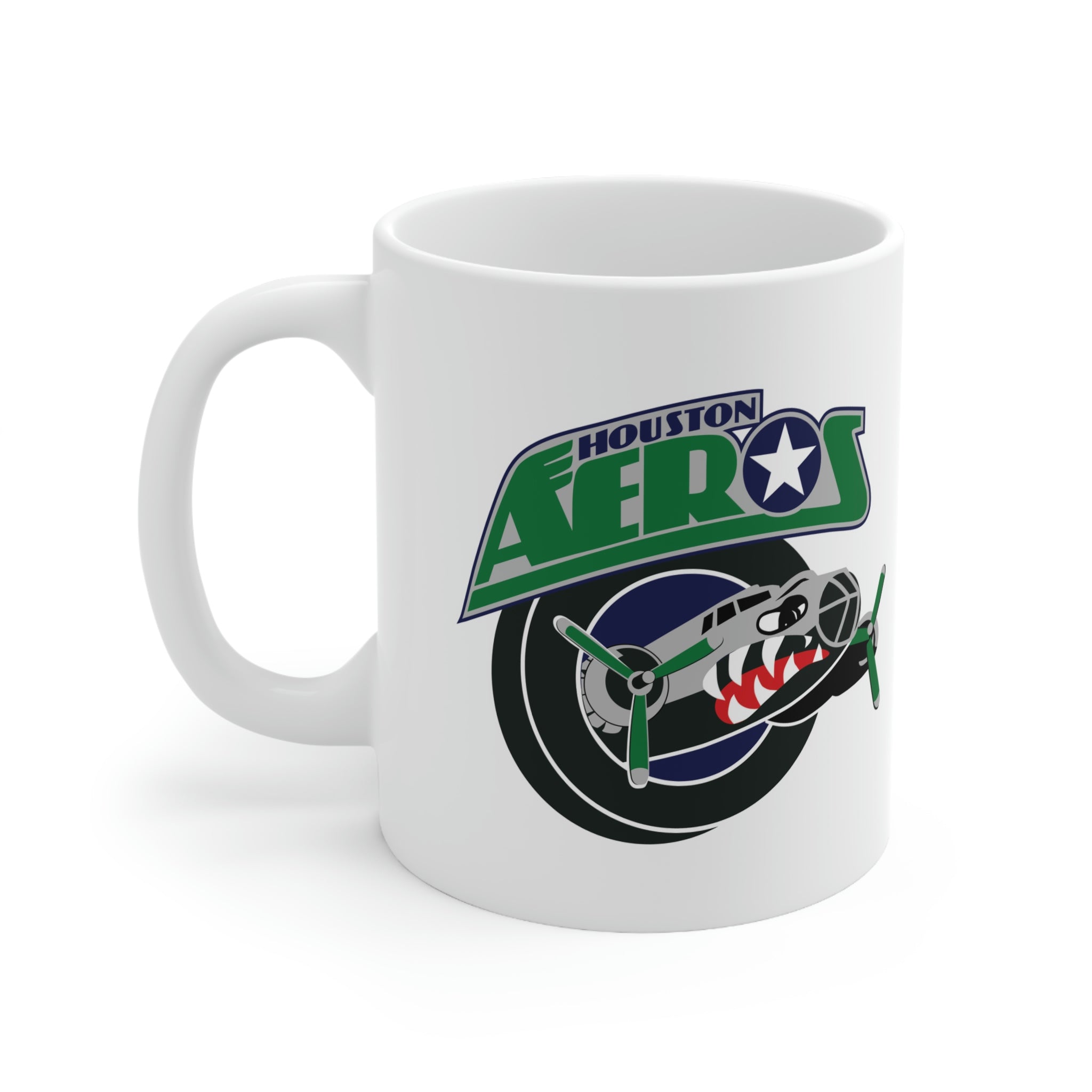 Houston Aeros 1990s Mug 11oz