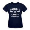 Knoxville Knights Dated Women's T-Shirt (EHL) - navy