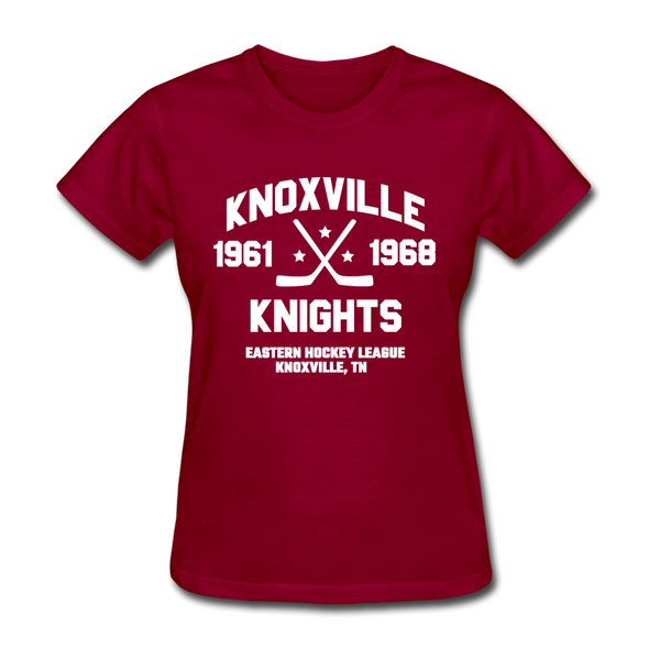 Knoxville Knights Dated Women's T-Shirt (EHL) - dark red
