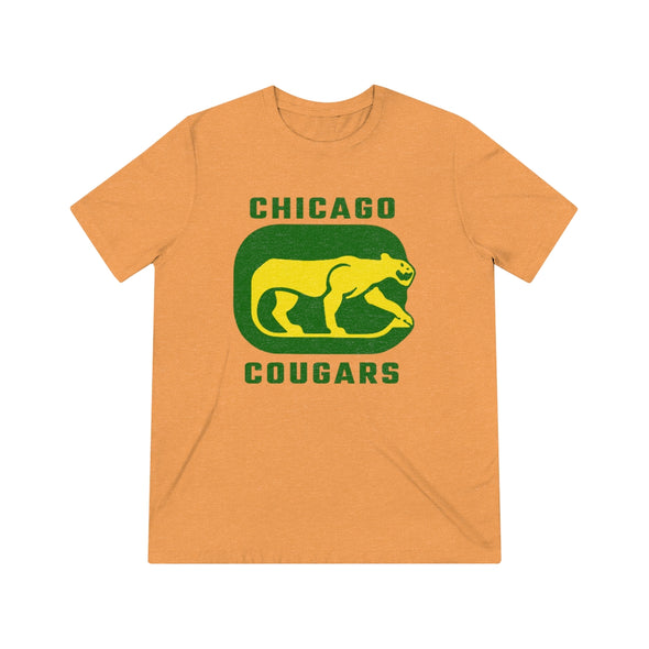 Chicago Cougars T-Shirt (Tri-Blend Super Light)