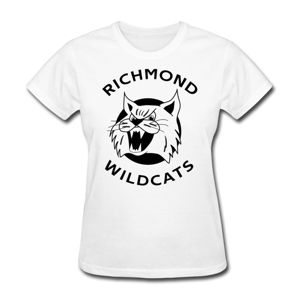 Richmond Wildcats Logo Women's T-Shirt (SHL) - white