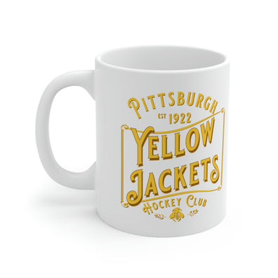 Pittsburgh Yellow Jackets Text Mug 11oz