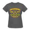 Greensboro Hockey Club Dated Women's T-Shirt (EHL & SHL) - charcoal