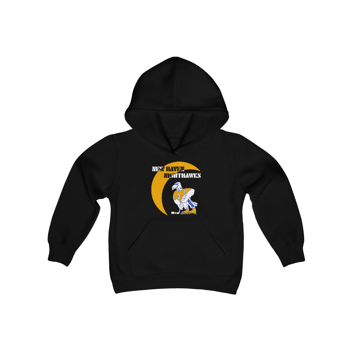 New Haven Nighthawks 1970s Hoodie (Youth)