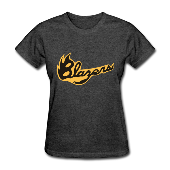 Syracuse Blazers Logo Women's T-Shirt (EHL & NAHL) - heather black