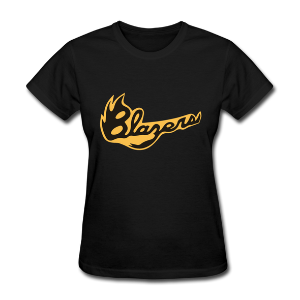 Syracuse Blazers Logo Women's T-Shirt (EHL & NAHL) - black