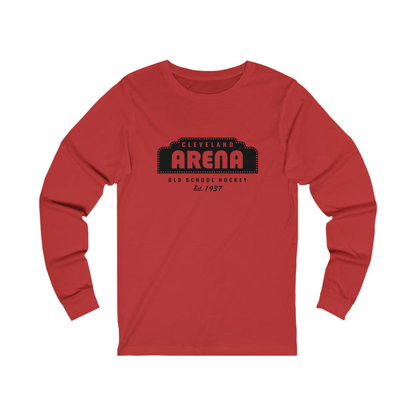 Cleveland Arena Old School Hockey Long Sleeve Shirt