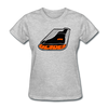 Erie Blades Women's Logo T-Shirt (NAHL) - heather gray