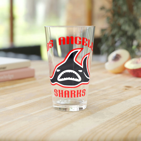 Los Angeles Sharks Pint Glass