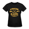 Syracuse Blazers Dated Women's T-Shirt (EHL) - black