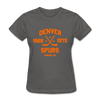 Denver Spurs Dated Women's T-Shirt - charcoal