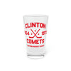 Clinton Comets Pint Glass