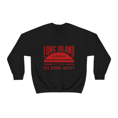 Long Island Arena Old School Hockey Crewneck Sweatshirt