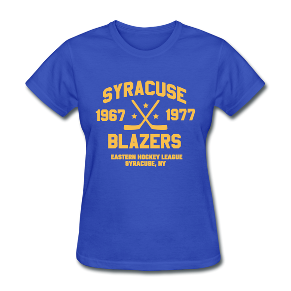 Syracuse Blazers Dated Women's T-Shirt (EHL) - royal blue