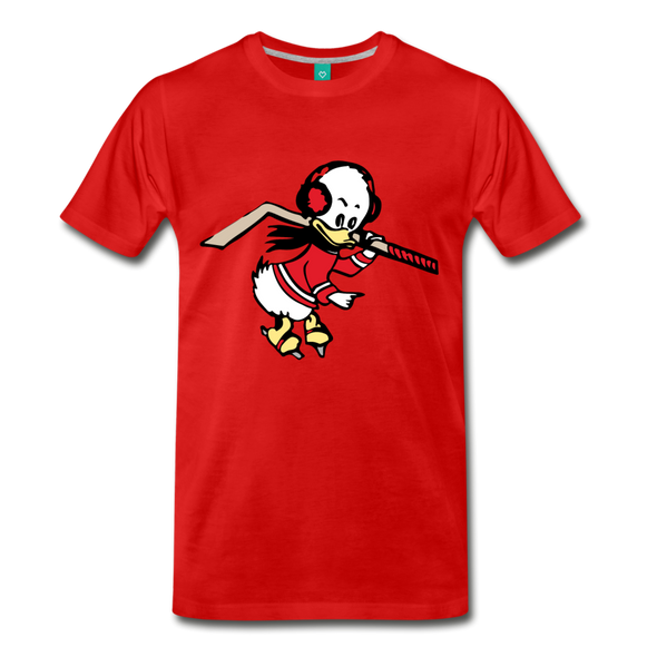 Long Island Ducks Premium T-Shirt (EHL) - red