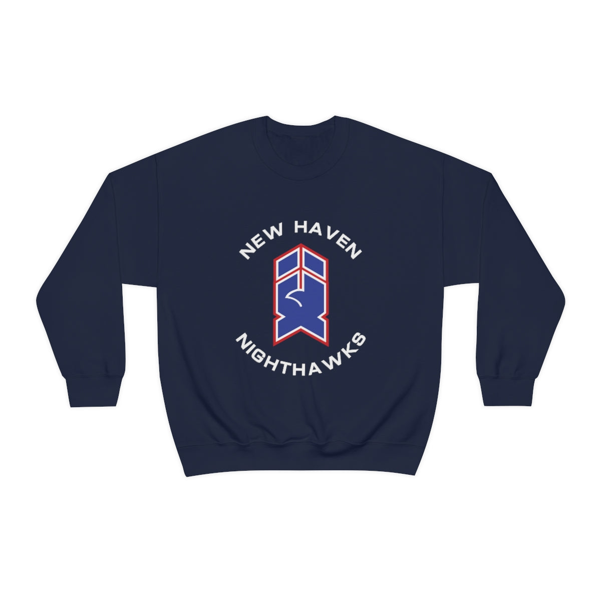 New Haven Nighthawks 1980s Crewneck Sweatshirt