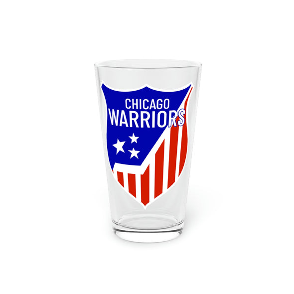 Chicago Warriors Pint Glass