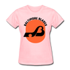 Baltimore Blades Text Logo Women's T-Shirt (WHA) - pink