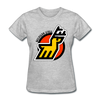 Michigan Stags Logo Women's T-Shirt - heather gray
