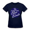 Johnstown Blue Birds Logo Women's T-Shirt (EHL) - navy