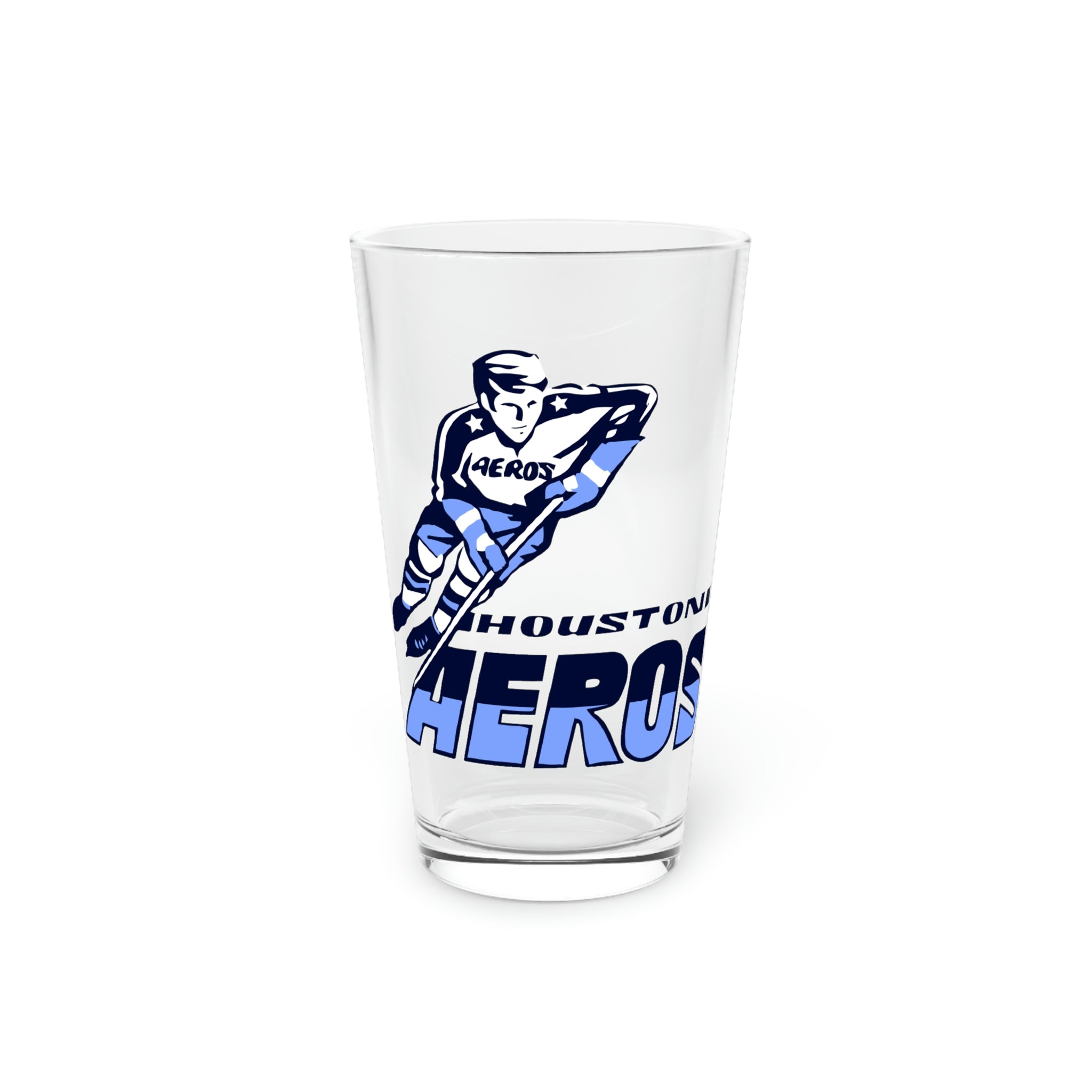 Houston Aeros 1970s Pint Glass