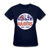New York Raiders Logo Women's T-Shirt (WHA) - navy