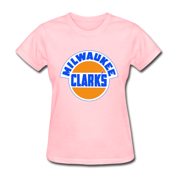 Milwaukee Clarks Logo Women's T-Shirt (EHL) - pink
