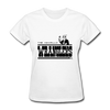 Amarillo Wranglers Black Logo Women's T-Shirt (CHL) - white