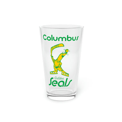 Columbus Golden Seals Pint Glass