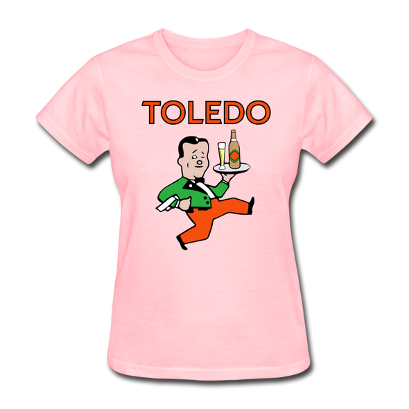 Toledo Buckeyes Logo Women's T-Shirt (EHL) - pink