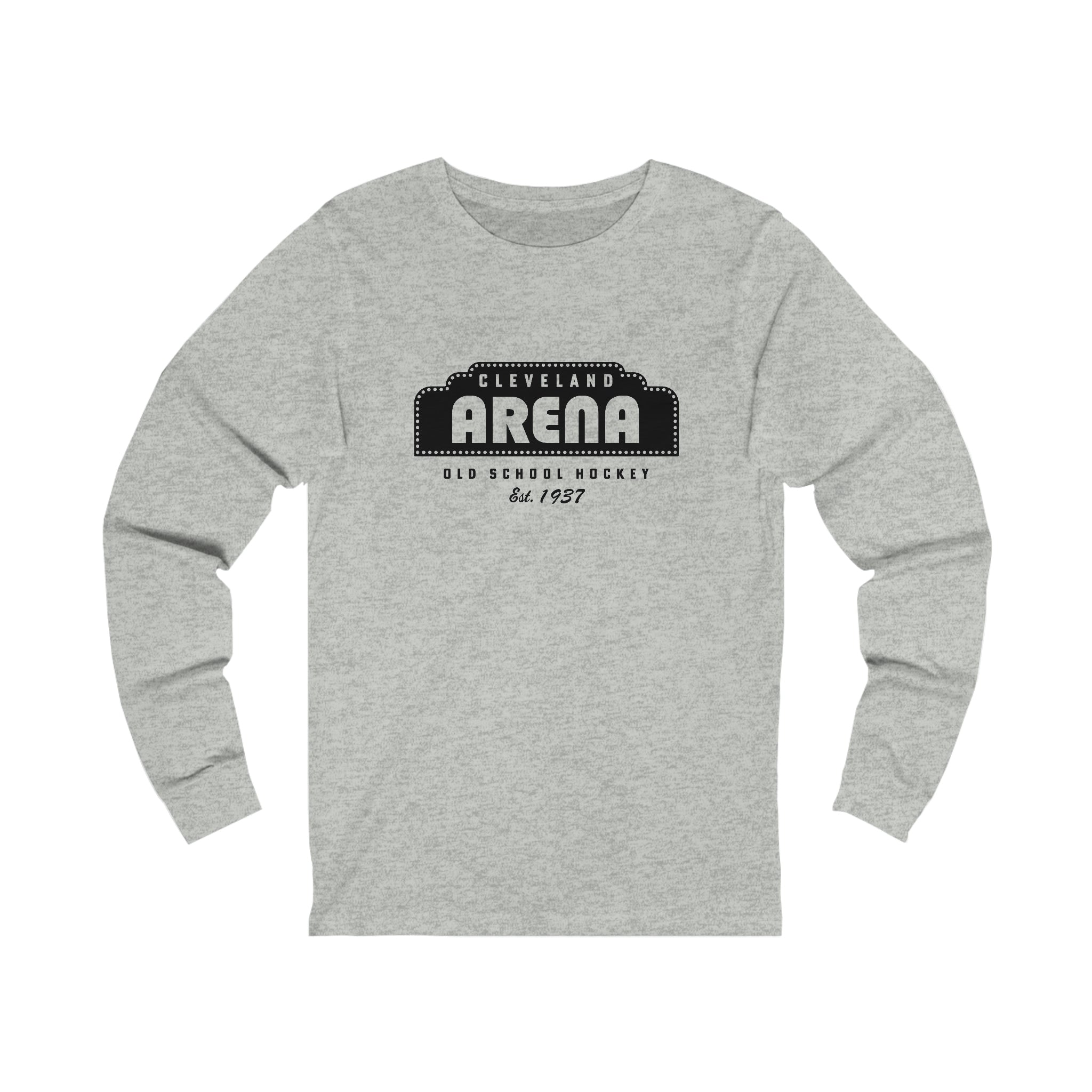 Cleveland Arena Old School Hockey Long Sleeve Shirt