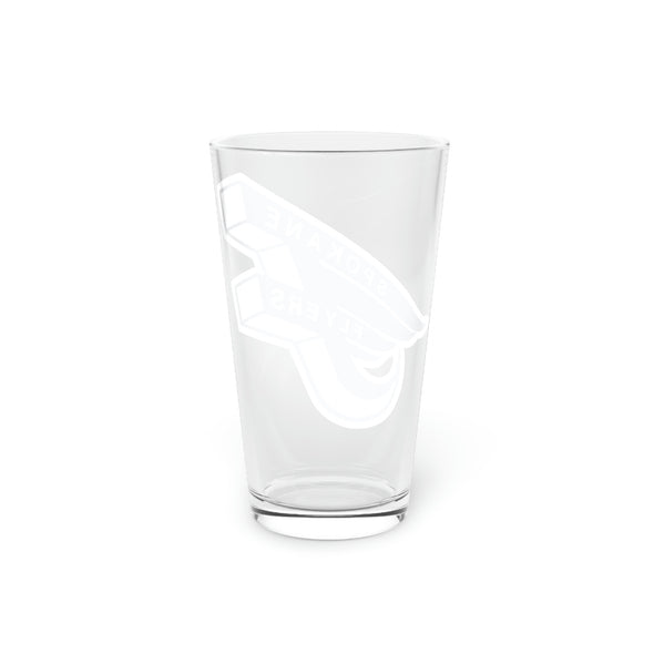 Spokane Flyers F Pint Glass