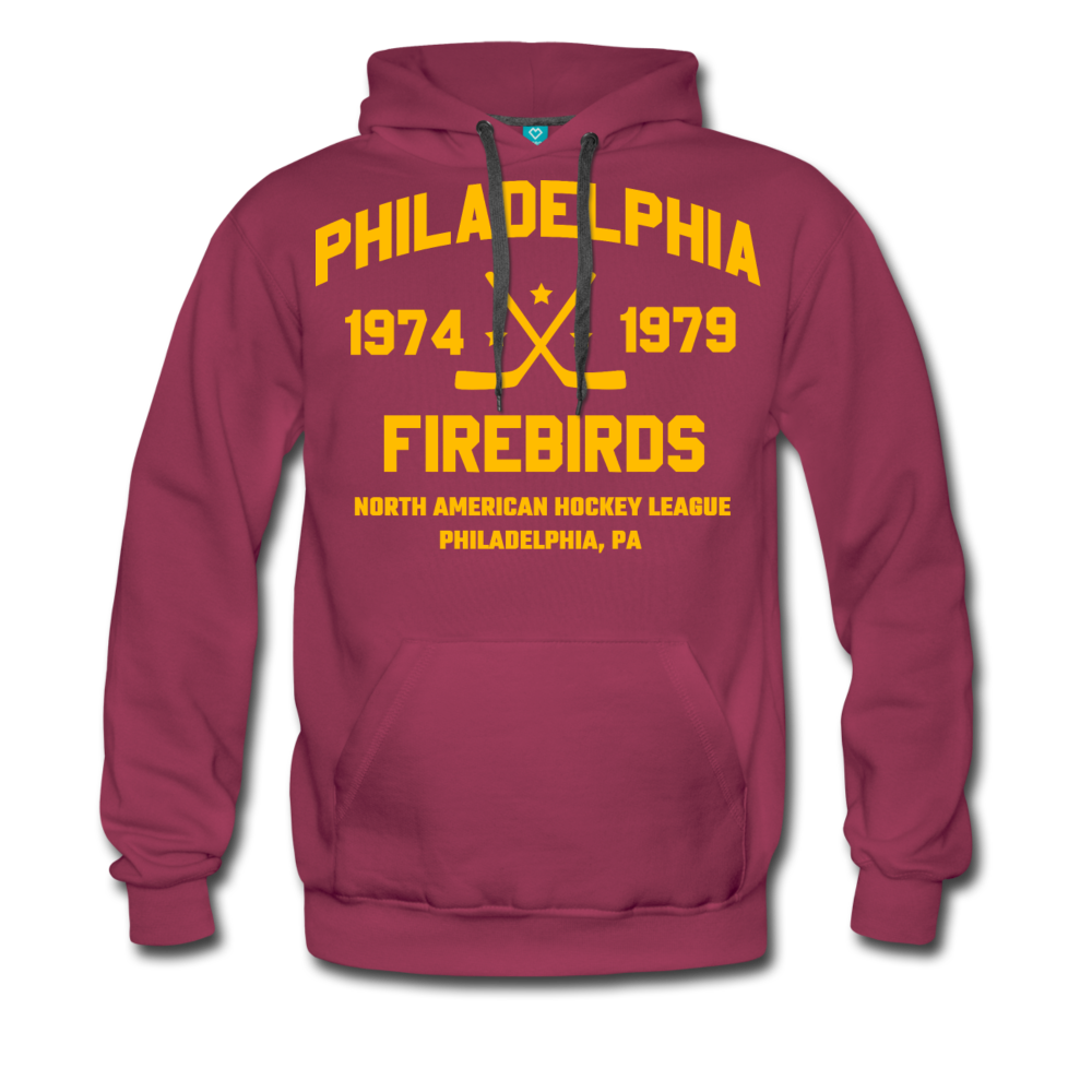 Philadelphia Firebirds Double Sided Premium Hoodie (NAHL) - burgundy